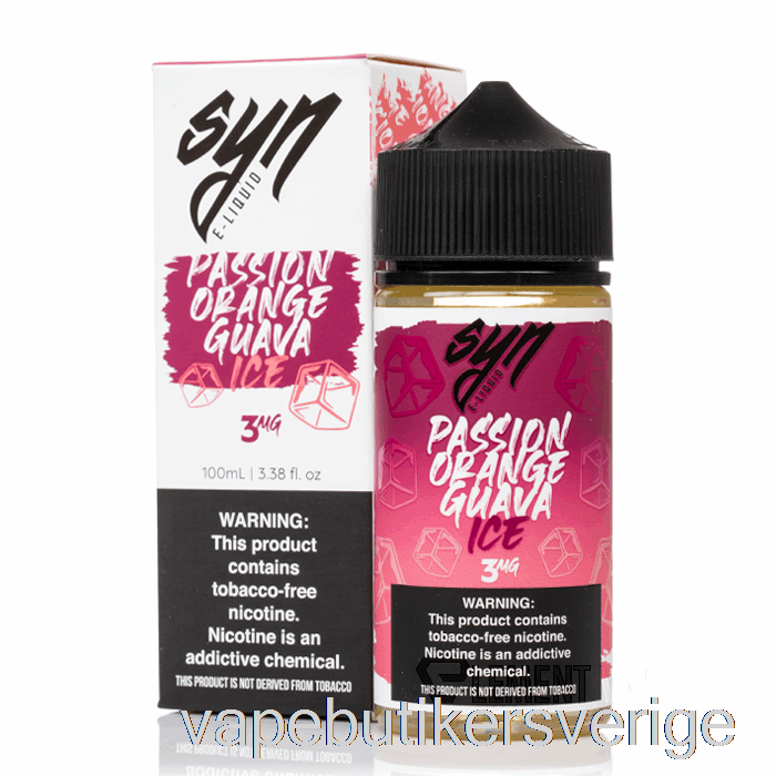 Vape Sverige Is Passion Orange Guava - Syn Vätskor - 100ml 3mg